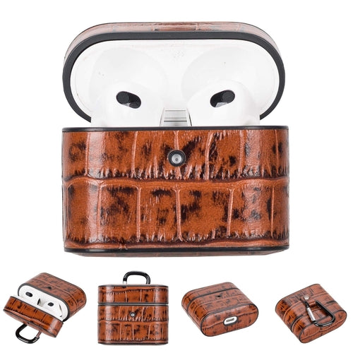 Luxe Voyage Leather AirPods Case – Designed for Apple AirPods 3