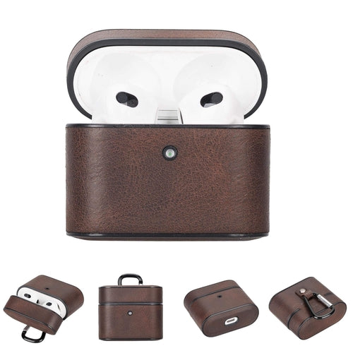Luxe Voyage Leather AirPods Case – Designed for Apple AirPods 3