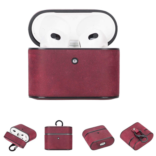 Luxe Voyage Leather AirPods Case – Designed for Apple AirPods 3